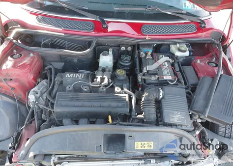 2004 Mini Cooper z USA, uszkodzony, nr VIN WMWRC33484TJ59655